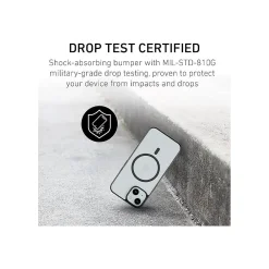 PEEL Bumper Series MagSafe Phone Case for iPhone 15 Case, Shock Absorbing, Black (I15_6.1_BUMPER_BLACK)