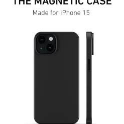 PEEL Magnetic MagSafe Phone Case for iPhone 15, Black (I15 6.1 MAGSAFE BLAC)