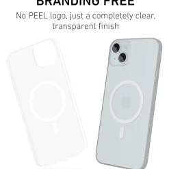 PEEL Magnetic MagSafe Phone Case for iPhone 15 Plus, Clear (I15 PLUS MAGSAFE CLE)
