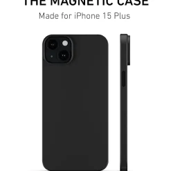 PEEL Magnetic MagSafe Phone Case for iPhone 15 Plus, Black (I15 PLUS MAGSAFE BLA)