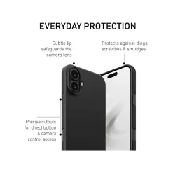 PEEL Magnetic Thin Series MagSafe Phone Case for iPhone 16 Case, Black (I16_STD_MAG_BLK)