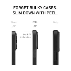 PEEL Magnetic Thin Series MagSafe Phone Case for iPhone 16 Pro Case, Black (I16_PRO_MAG_BLK)