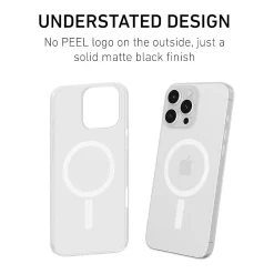 PEEL Magnetic Thin Series MagSafe Phone Case for iPhone 16 Pro Max Case, Clear (I16_PMX_MAG_CLR)