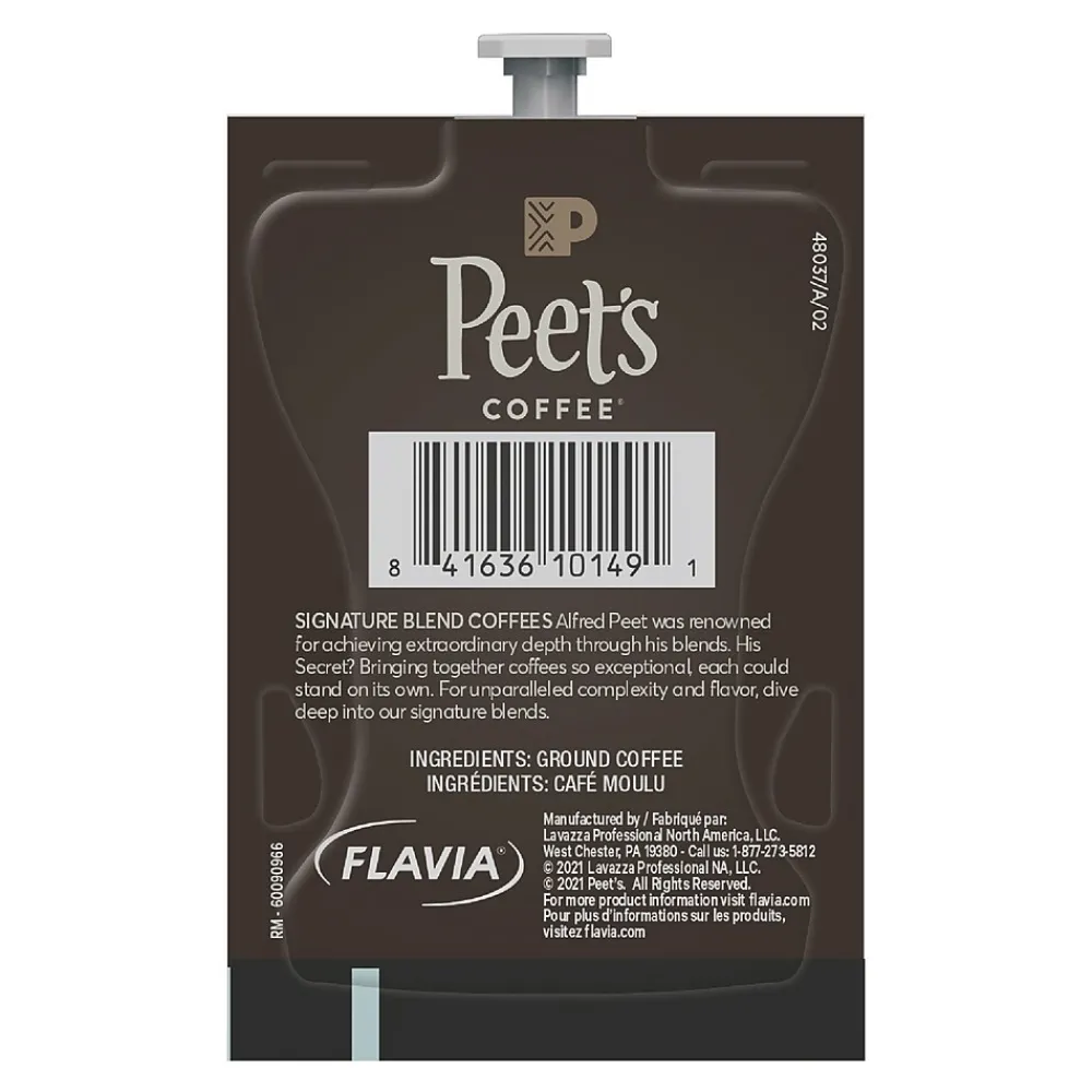 Peet's Coffee Colombia Luminosa Coffee Flavia Freshpack, Light Roast, 76/Carton (LPC00264)