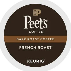 Peet's Coffee French Roast Coffee Keurig® K-Cup® Pods, Dark Roast, 22/Box (6545XX)