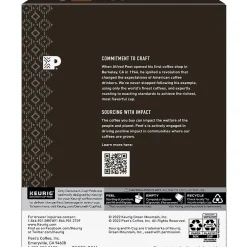 Peet's Coffee Major Dickason's Blend Coffee Keurig® K-Cup® Pods, Dark Roast, 88/Carton (65470)