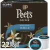 Peet's Coffee Vanilla Coffee, Keurig K-Cup Pod, Light Roast, 22/Box (5000376697)