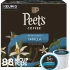 Peet's Coffee Vanilla Coffee, Keurig K-Cup Pod, Light Roast, 88/Carton (5000376697CT)