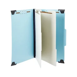 Hanging File Folders|Pendaflex Classification Hanging File Folders, Letter Size, Light Blue, 10/Box (PFX 59252)