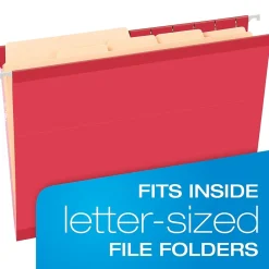 File Folders|Pendaflex Divide It Up® File Folders, Letter Size, Manila, 12/Pack (10771)