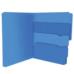 File Folders|Pendaflex Divide It Up 4-Tab File Folder, Letter Size, Multicolor, 24/Pack (10772)