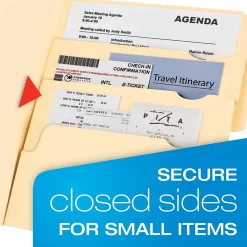 File Folders|Pendaflex Divide It Up 4-Tab File Folder, Letter Size, Manila, 24/Pack (10770)