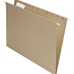 Hanging File Folders|Pendaflex Earthwise Recycled Hanging File Folder, 5-Tab Tab, Letter Size, , 25/Box (PFX 74542) Natural