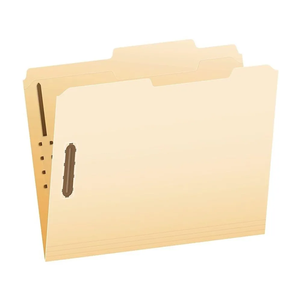 File Folders|Pendaflex File Folder, 2/5-Cut Tab, Letter Size, Manila, 50/Box (24580)