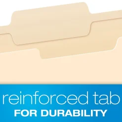 File Folders|Pendaflex File Folder, 1-Tab, Letter Size, Manila, 100/Box (R752 1/3-2)