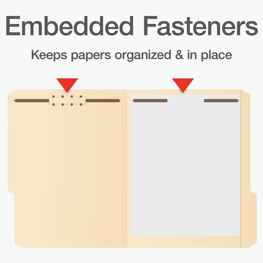 File Folders|Pendaflex File Folder, 1-Tab, Letter Size, Manila, 50/Box (1006993)