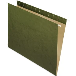 Hanging File Folders|Pendaflex Hanging Folders, Standard Green, Letter, 25/Box (81600)