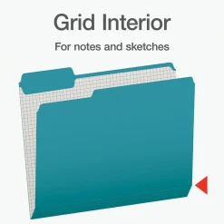 File Folders|Pendaflex Heavy Duty File Folder, 1/3-Cut Tab, Letter Size, 100/Box (1006995)