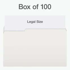 File Folders|Pendaflex Heavy Duty File Folder, 1/3-Cut Tab, Legal Size, 100/Box (1007034)