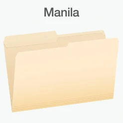 File Folders|Pendaflex Heavy Duty File Folder, 1-Tab, Legal Size, 100/Box (1007052)