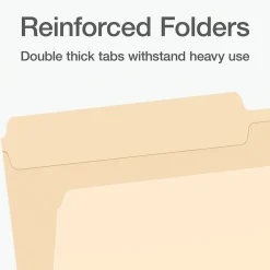 File Folders|Pendaflex Heavy Duty File Folder, 1-Tab, Legal Size, 100/Box (1007052)