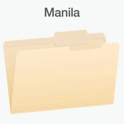 File Folders|Pendaflex Heavy Duty File Folder, 1-Tab, Legal Size, 100/Box (1007056)