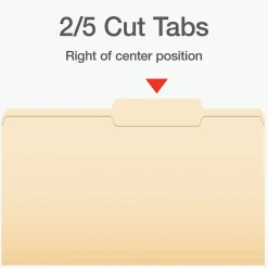 File Folders|Pendaflex Heavy Duty File Folder, 1-Tab, Legal Size, 100/Box (1007056)