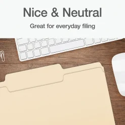 File Folders|Pendaflex Heavy Duty File Folder, 1-Tab, Legal Size, 100/Box (1007056)