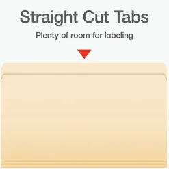 File Folders|Pendaflex Heavy Duty File Folder, Straight Cut, Legal Size, 100/Box (1007057)