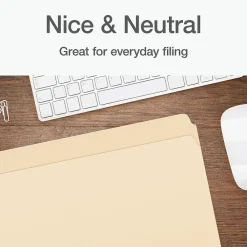 File Folders|Pendaflex Heavy Duty File Folder, Straight Cut, Legal Size, 100/Box (1007057)