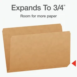 File Folders|Pendaflex Heavy Duty File Folder, Straight Cut, Legal Size, Kraft, 100/Box (1007137)