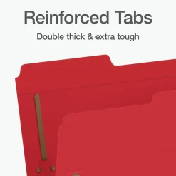 File Folders|Pendaflex Heavy Duty File Folder, 1-Tab, Letter Size, Assorted, 50/Box (1006957)