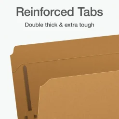 File Folders|Pendaflex Heavy Duty File Folder, Straight Cut, Letter Size, Kraft, 50/Box (1006992)