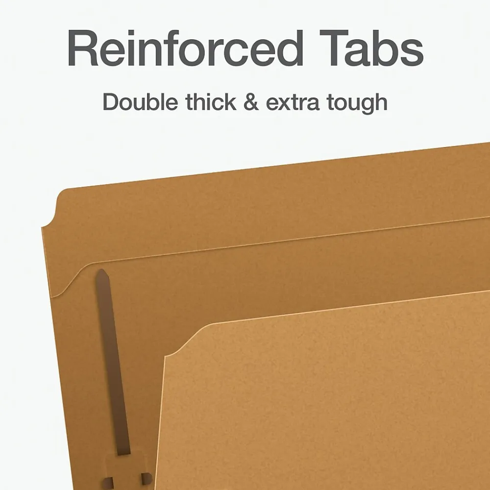 File Folders|Pendaflex Heavy Duty File Folder, Straight Cut, Letter Size, Kraft, 50/Box (1006992)