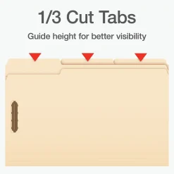 File Folders|Pendaflex Heavy Duty File Folder, 1-Tab, Legal Size, Manila, 50/Box (1007063)