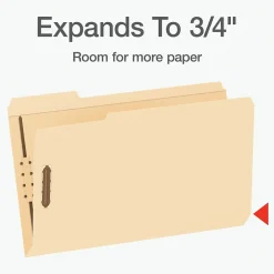 File Folders|Pendaflex Heavy Duty File Folder, 1-Tab, Legal Size, Manila, 50/Box (1007063)