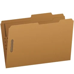 File Folders|Pendaflex Heavy Duty File Folder, 1-Tab, Legal Size, Brown Kraft, 50/Box (1007044)