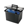 File Storage|Pendaflex Plastic Box, Letter Size, Black (PFX 41742)