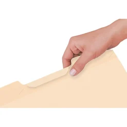 File Folders|Pendaflex Ready-Tab File Folders, Letter Size, 3 Tab, Assorted Colors, 50/Box (42338)