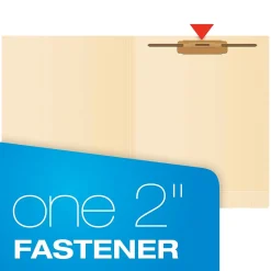 File Folders|Pendaflex Recycled End Tab File Folder, Straight Cut, Letter Size, Manila, 50/Box (H10U1)