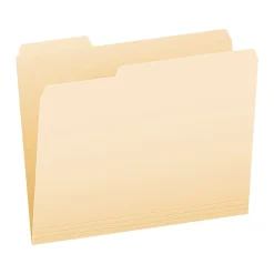 File Folders|Pendaflex Recycled File Folder, 1/3-Cut Tab, Letter Size, Manila, 200/Carton (55802wm)