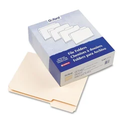 File Folders|Pendaflex Recycled File Folder, 1/3-Cut Tab, Letter Size, Manila, 100/Box (R752 1/3)