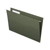 Hanging File Folders|Pendaflex Recycled Hanging File Folders, 1/3-Cut Tab, Legal Size, Standard Green, 25/Box (PFX 81621)