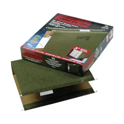 Hanging File Folders|Pendaflex Reinforced Hanging File Folders, Extra Capacity, 5-Tab, Letter Size, Standard Green, 25/Box (PFX 04152x3)