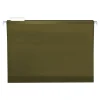 Hanging File Folders|Pendaflex Reinforced Hanging File Folders, 1" Expansion, Letter size, Standard Green 25/Box