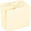 File Folders|Pendaflex Smart Shield Recycled File Folder, 1/3-Cut Tab, Letter Size, Manila, 100/Box (62702)