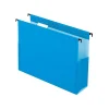 Hanging File Folders|Pendaflex SureHook Hanging File Folders, 3" Expansion, Letter Size, Blue, 25/Box (PFX 59203)