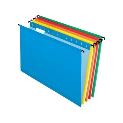 Hanging File Folders|Pendaflex SureHook Hanging File Folders, Legal Size, , 20/Box (PFX 6153 1/5 Asst) Assorted Colors
