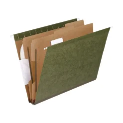 Hanging File Folders|Pendaflex SureHook Hanging File Folders, Letter Size, Standard Green, 10/Box (PFX 59254)