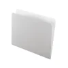 File Folders|Pendaflex Two-Tone File Folders, Straight-Cut Tab, Letter Size, Gray, 100/Box (PFX 152 GRA)